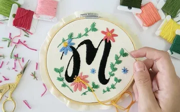 4 Cách vẽ mẫu thêu lên vải đơn giản