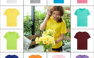 Bảng size áo thun trơn form rộng mới nhất