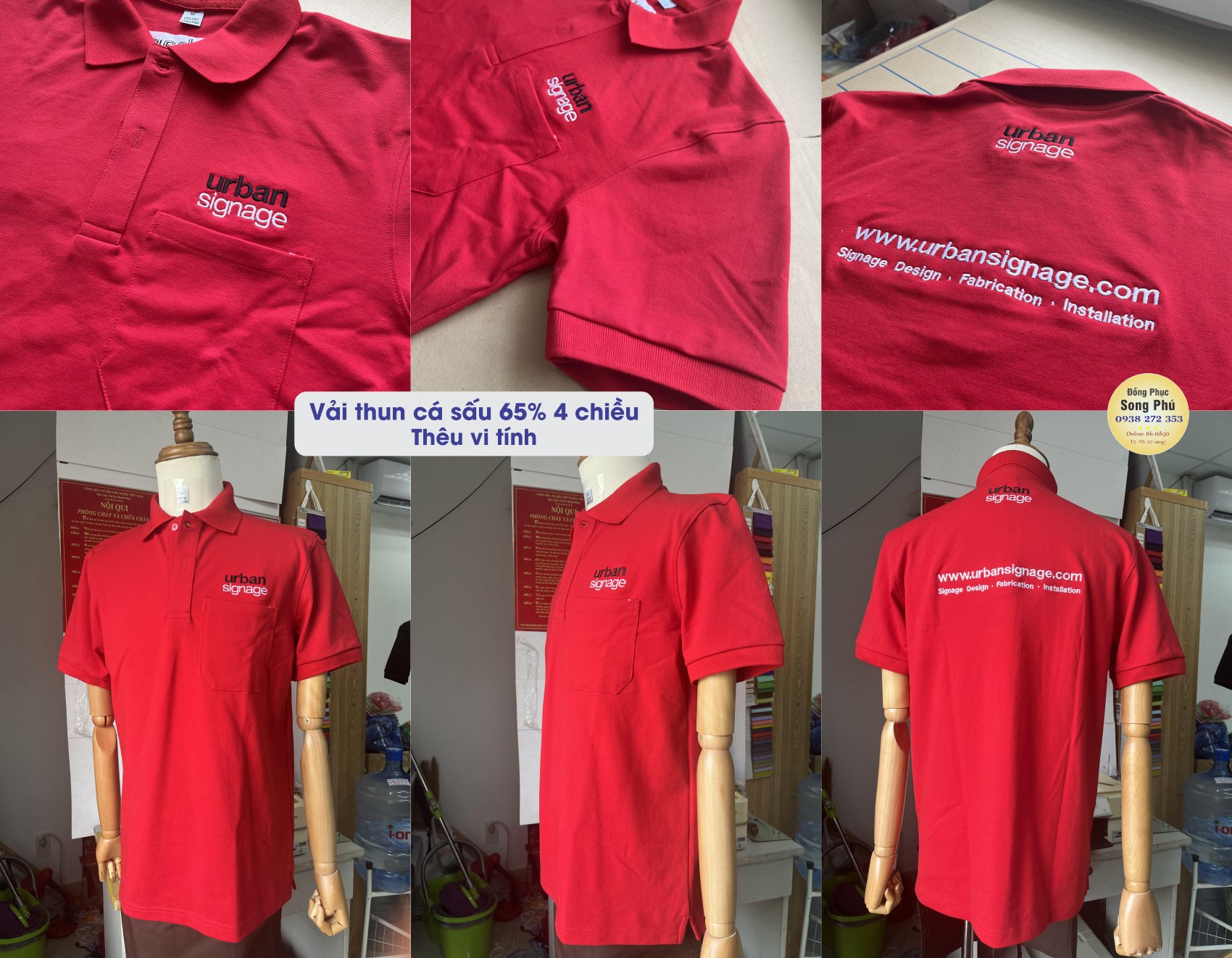 Mẫu áo thun đồng phục công ty urban signage