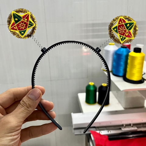 Mẫu cài tóc Đèn Ông Sao