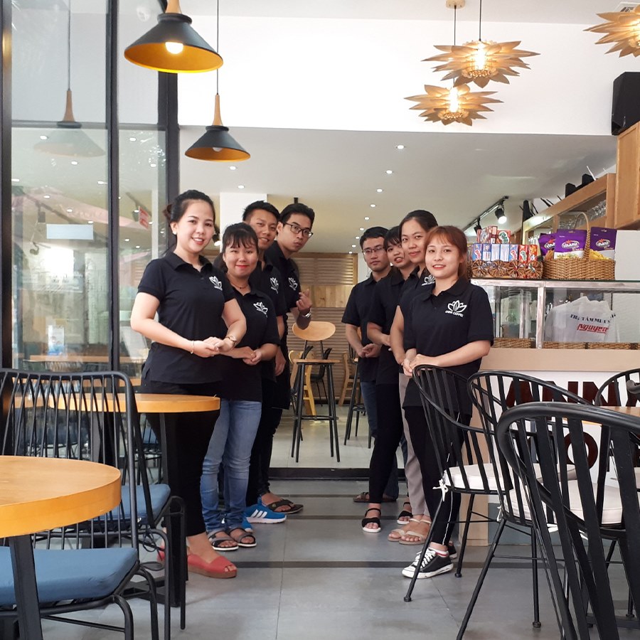Mẫu in áo thun đồng phục quán đẹp