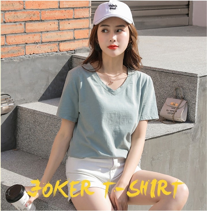 Mẫu áo thun thời trang may bằng vải tici