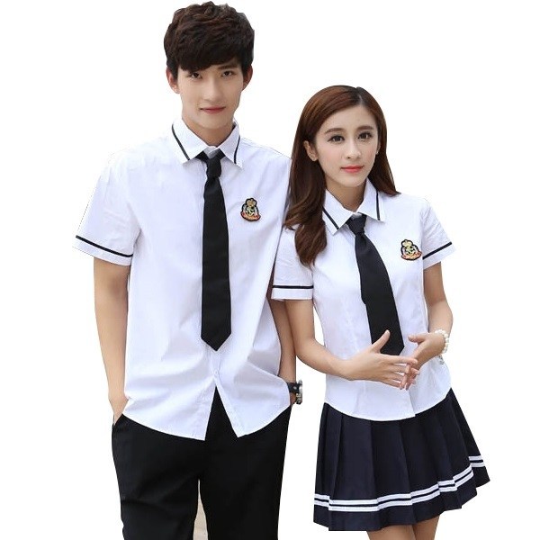 Áo sơ mi được sử dụng phổ biến nhất trong trường hoc