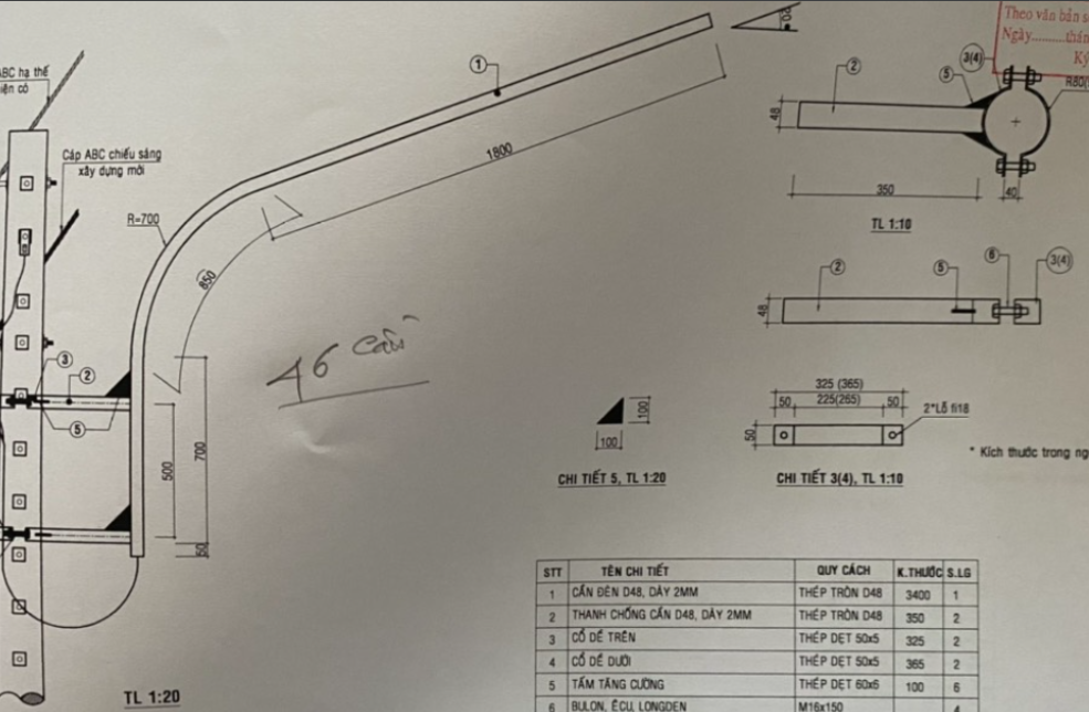 bản vẽ cần đèn btlt bản vẽ cần đèn btlt