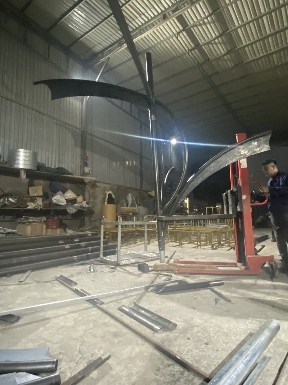 Cần đèn kiểu chiếu sáng Cần đèn kiểu chiếu sáng