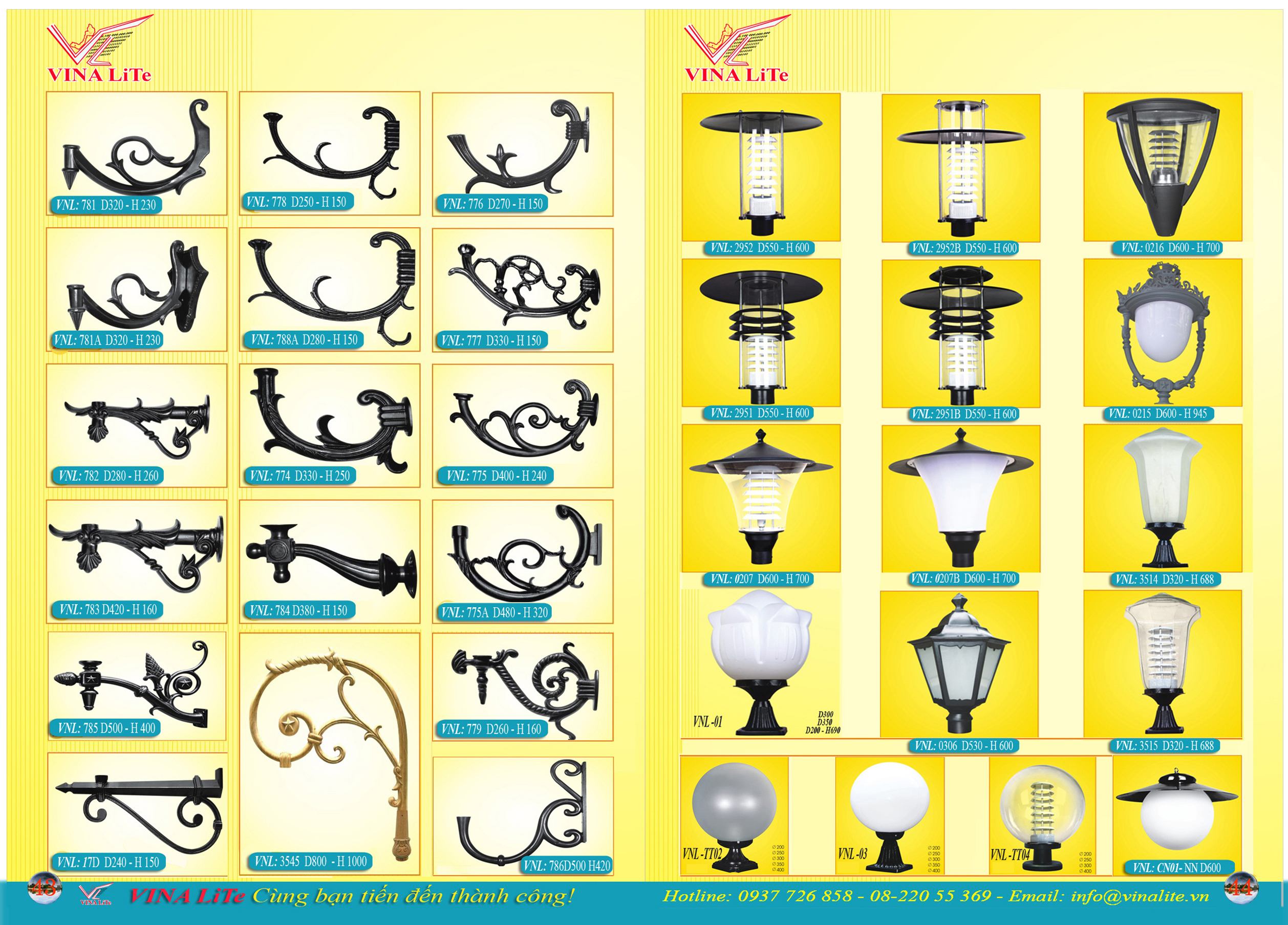 trụ gang trang trí