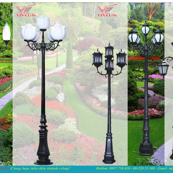Trụ Đèn Trang Trí Sân Vườn
