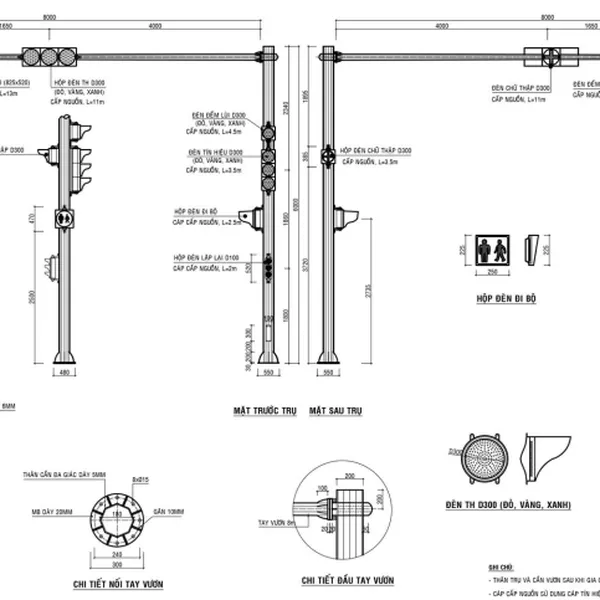 Bản Vẽ Trụ THGT