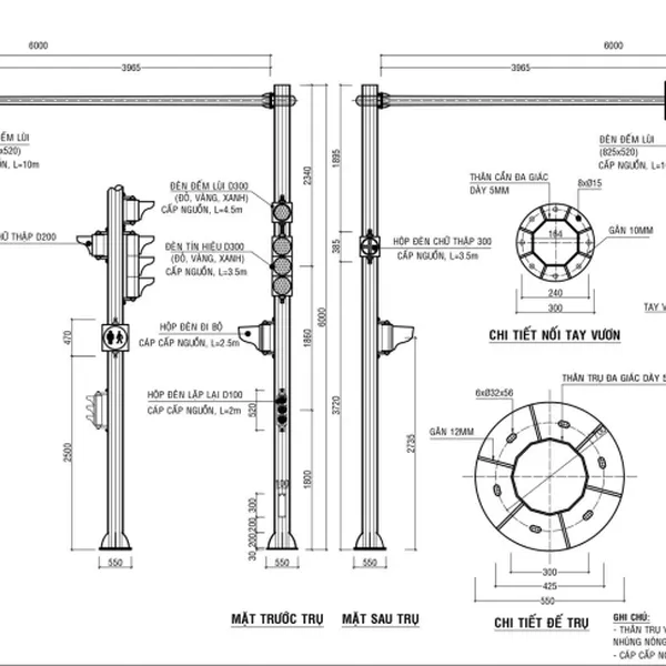 Bản Vẽ Trụ THGT