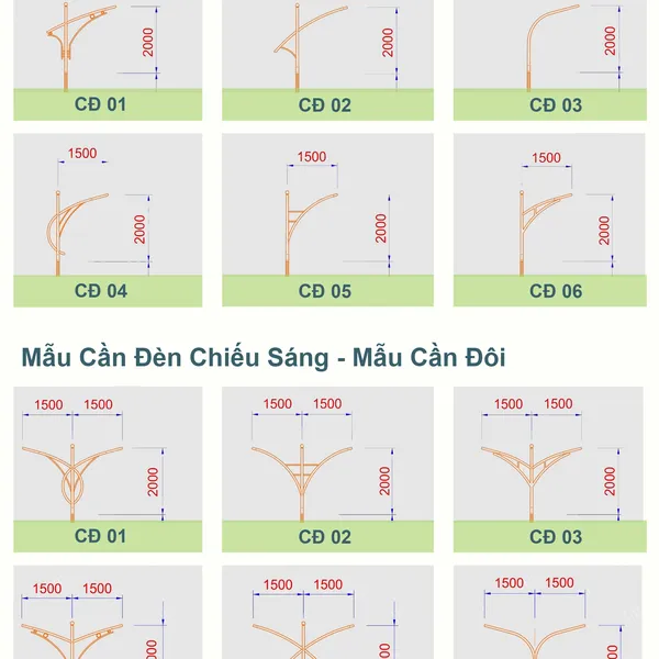 Bản vẽ Cần Đèn 2
