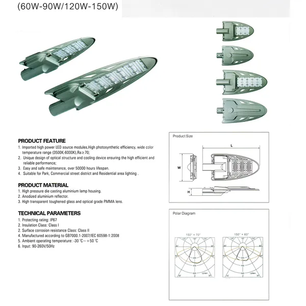 Đèn Led Đường Phố VNL 44