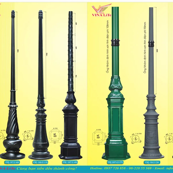 Trụ Đèn Trang Trí Sân Vườn
