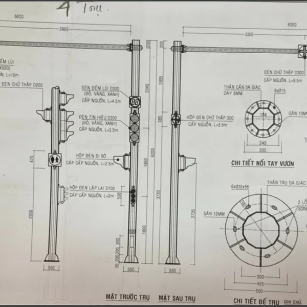 Bản Vẽ Trụ THGT