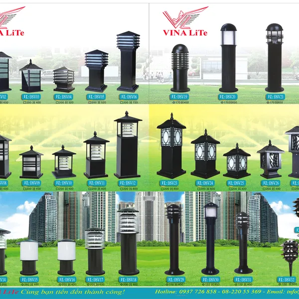 Trụ Đèn Trang Trí Sân Vườn