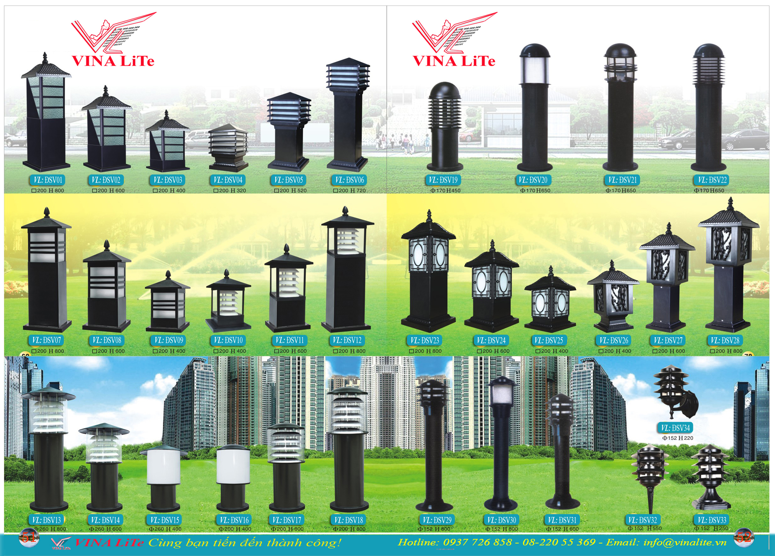 trụ gang trang trí