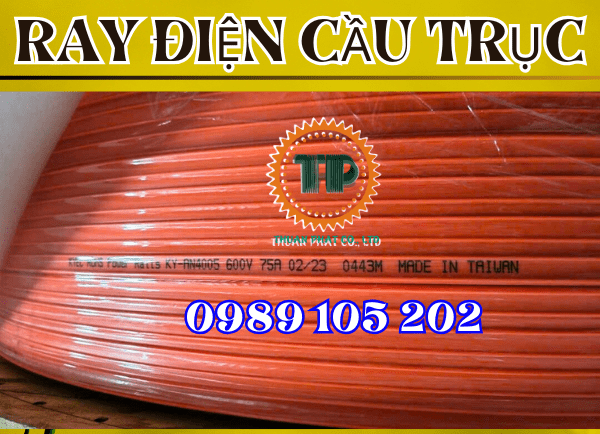 Ray điện an toàn cầu trục 3P-50A Ray điện an toàn cầu trục 3P-50A
