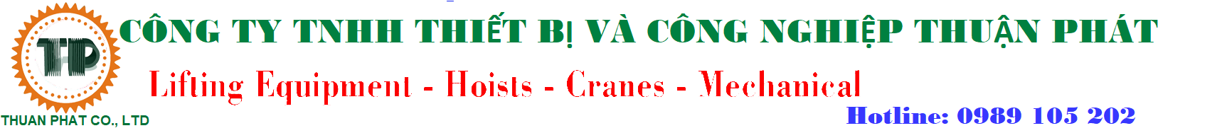 THIẾT BỊ CẦU TRỤC THUẬN PHÁT