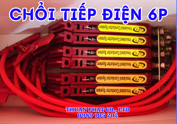 Chổi tiếp điện cầu trục 6P hãng ITS Chổi tiếp điện cầu trục 6P hãng ITS