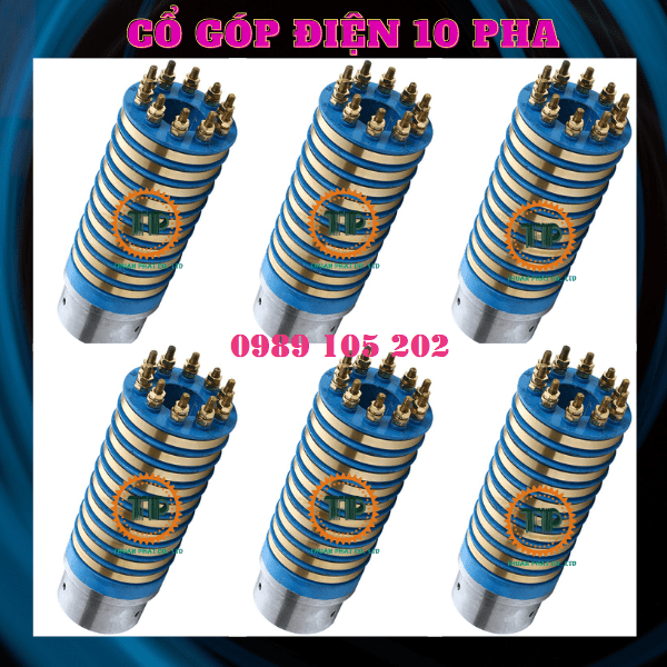 Cổ góp điện 10 pha cốt 50mm Cổ góp điện 10 pha cốt 50mm