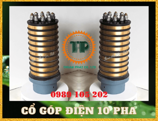 Cổ góp điện 10 pha cốt 50mm Cổ góp điện 10 pha cốt 50mm