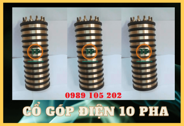 Cổ góp điện 10 pha cốt 50mm Cổ góp điện 10 pha cốt 50mm