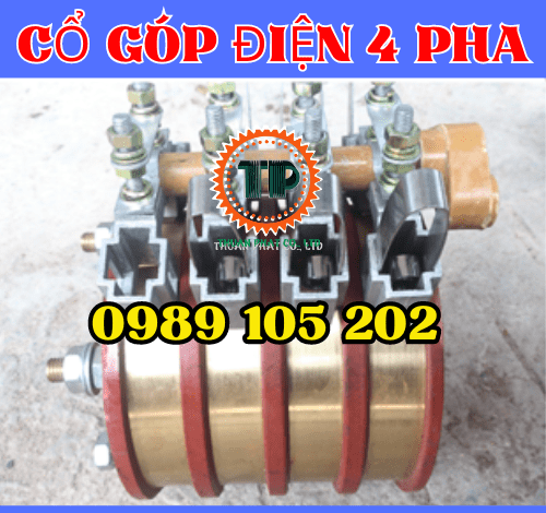 Cổ góp điện 4 pha: Thiết kế và tính năng Cổ góp điện 4 pha: Thiết kế và tính năng