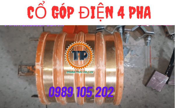 Cổ góp điện 4 pha giá sỉ Cổ góp điện 4 pha giá sỉ