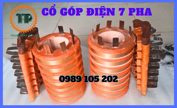 Cổ góp điện 7 pha Cổ góp điện 7 pha