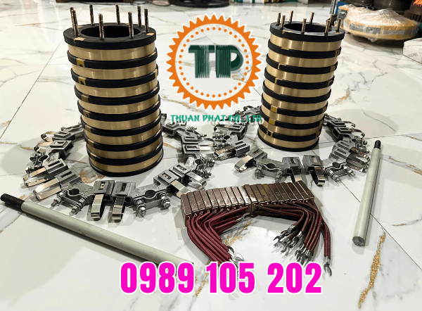 Cổ góp điện 8 pha trục 85 Cổ góp điện 8 pha trục 85