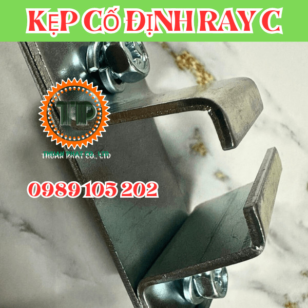 Kẹp ray C cầu trục Kẹp ray C cầu trục