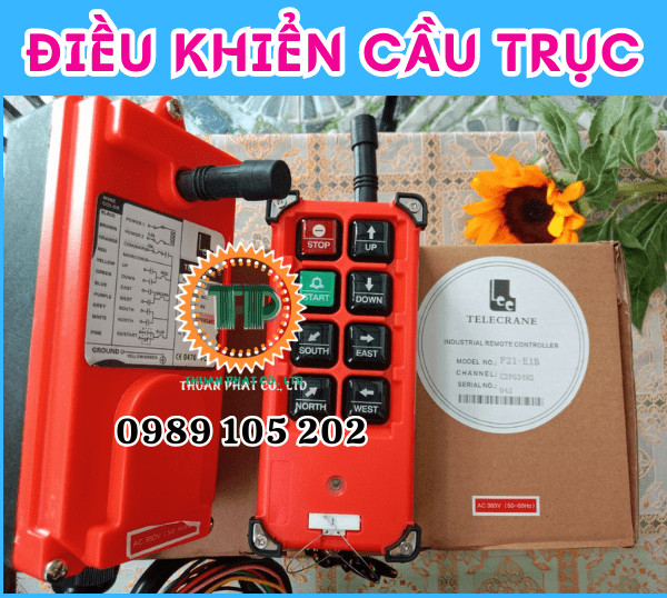 Tay bấm điều khiển Telecrane F21-E1B Tay bấm điều khiển Telecrane F21-E1B