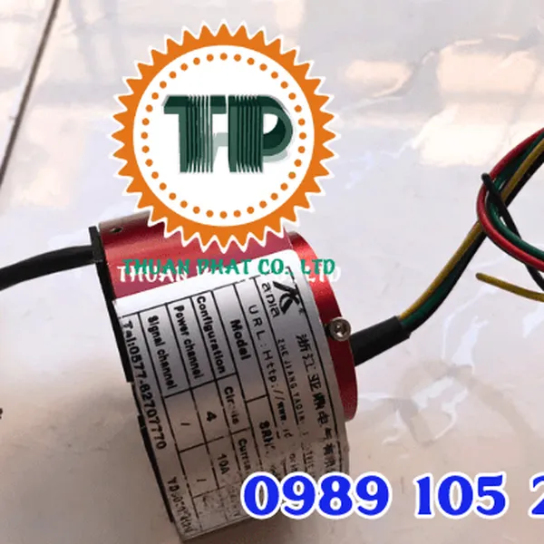 Cổ góp điện hộp kín 4 pha Model SRH2578-4P