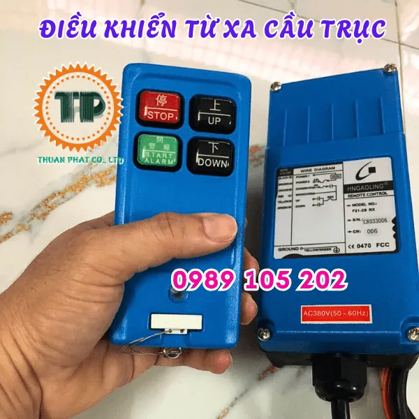 Điều khiển cầu trục 2 nút HNGaoLing F21-2S