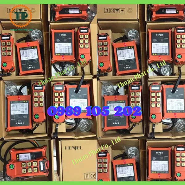 Tổng hợp điều khiển từ xa cầu trục Henjel 
