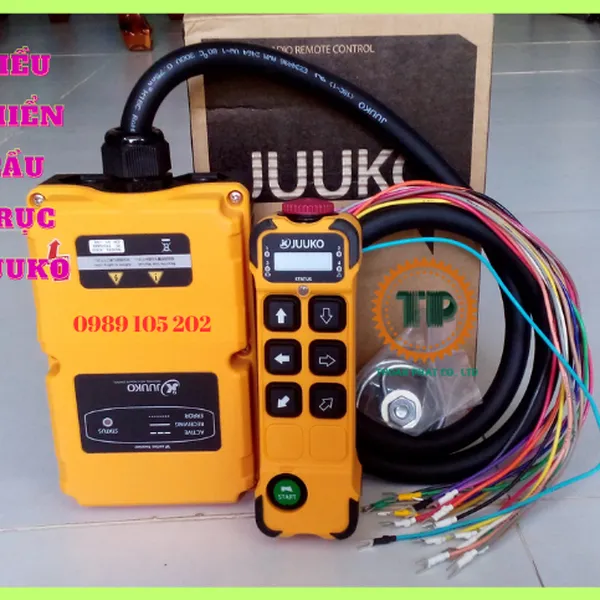 Điều khiển từ xa cầu trục Juuko 6 nút K600 