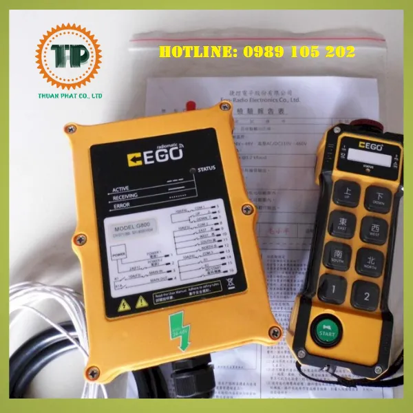 Điều khiển từ xa cầu trục EGO G800