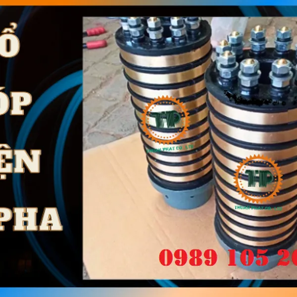 Cổ góp điện 10 pha trục 65
