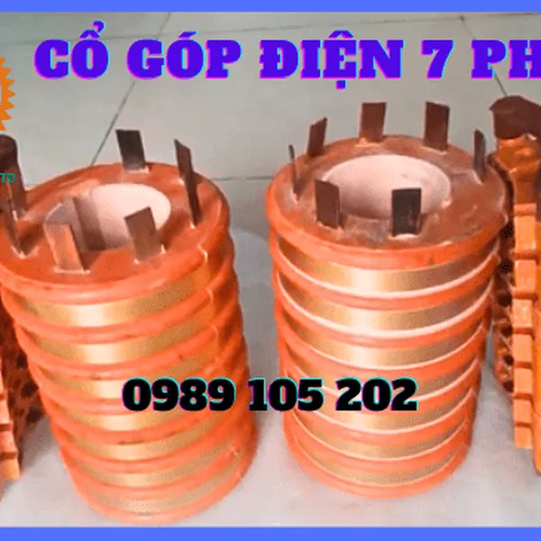 Cổ góp điện 7 pha