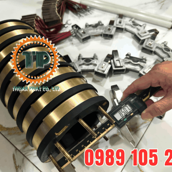 Cổ góp điện 8 pha trục 85 
