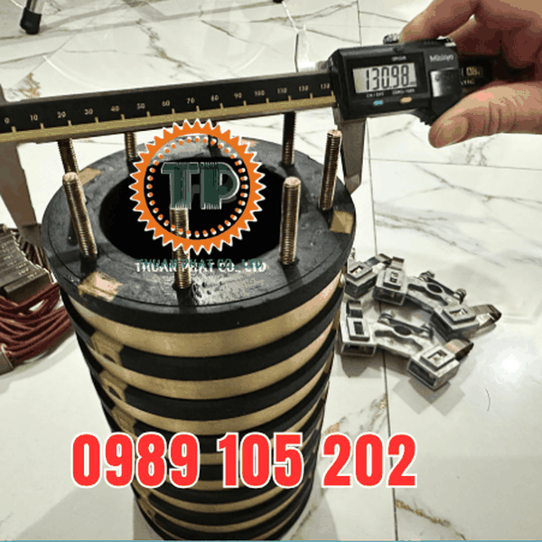 Cổ góp điện 8 pha trục 85 