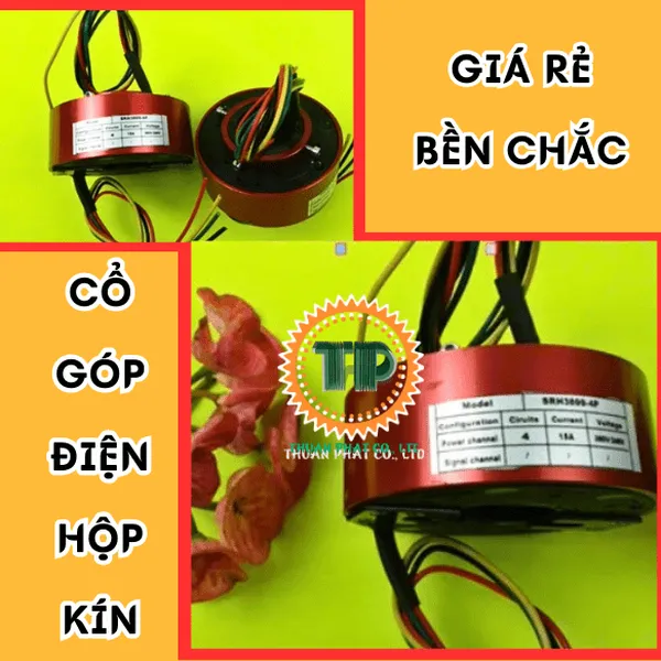 Cổ góp điện hộp kín 4 pha