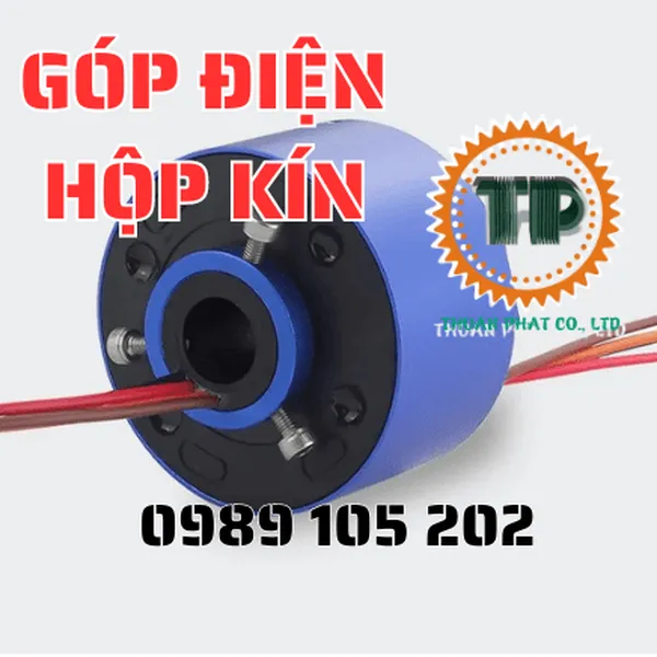 Cổ góp điện hộp kín 4 pha trục 40mm