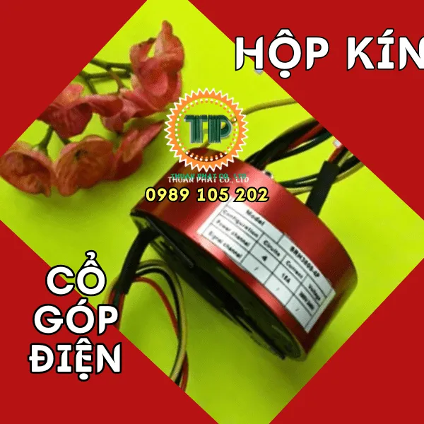 Cổ góp điện dạng kín 4 pha 