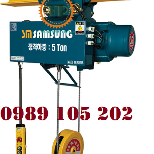 Palang cáp điện dầm đơn 5 tấn