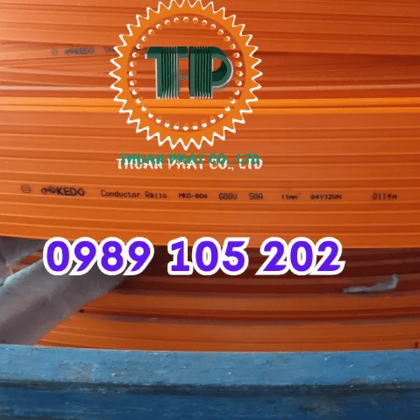 Ray điện cầu trục  6P 50A,  6P 75A, 6P 100A,  6P 150A, 6P 200A