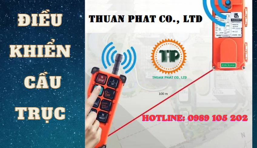 Điều khiển từ xa cầu trục chính hãng