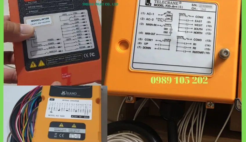 Sơ đồ mạch điện điều khiển cầu trục, cổng trục