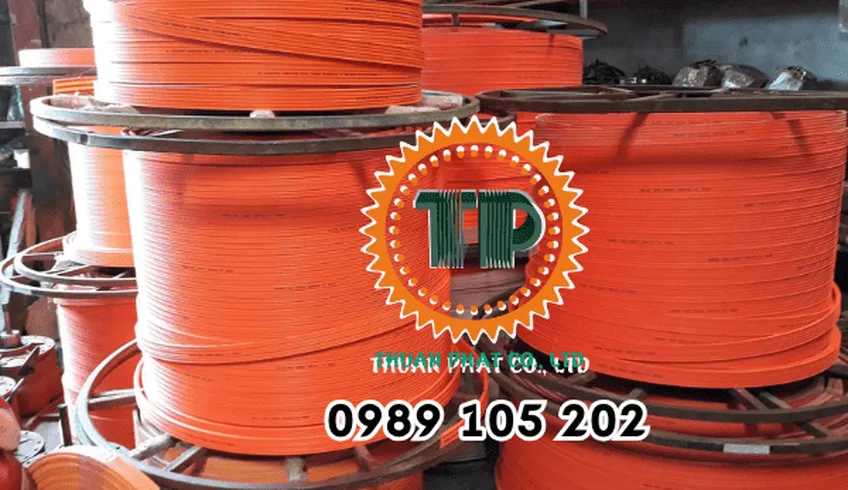 Ray điện an toàn cầu trục 4 lõi đồng 50 ampe - Hàng sẵn, giá tốt