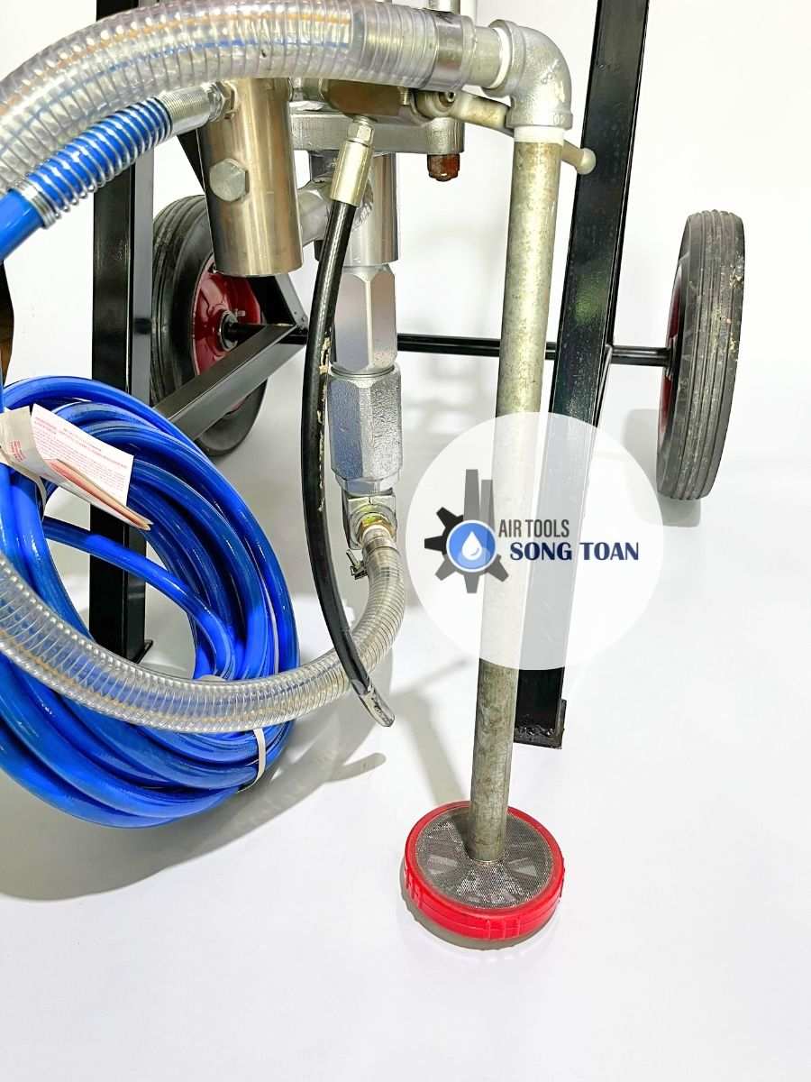 Máy phun sơn dầu, sơn chống cháy Bando tỷ số nén 73.1