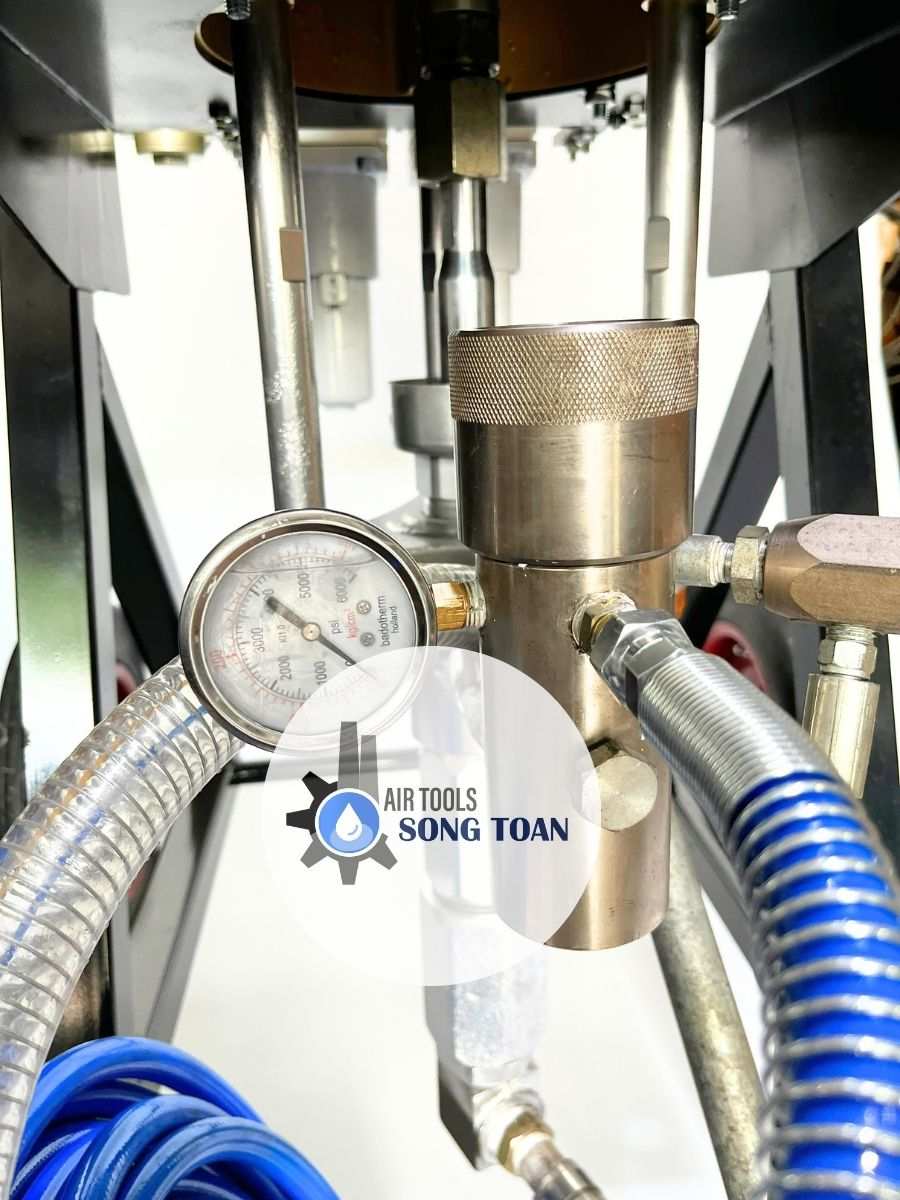 Máy phun sơn dầu, sơn chống cháy Bando tỷ số nén 73.1